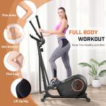 ANCHEER Home Gym Elliptical Machine with 14 Resistance Levels