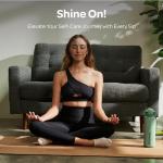 Motivational 1L Water Bottle with Straw & Sleeve