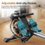 YAMO Water Rowing Machine with App and LCD Monitor