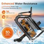 YAMO Water Rowing Machine with App and LCD Monitor