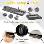 COSIEST Foldable Pilates Board with Resistance Bands