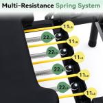 Foldable Pilates Reformer Machine with Dual Resistance