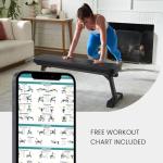 Foldable Flat Bench for Weight Training & Abs