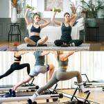 Non-Slip Pilates Socks for Women - 4 Pairs