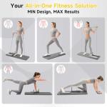 COSIEST Foldable Pilates Board with Resistance Bands