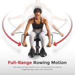 Sunny Health Full Motion Rowing Machine with App