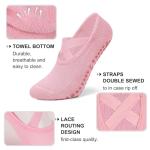 Diu Life Non-Slip Pilates and Yoga Socks, 3-Pack