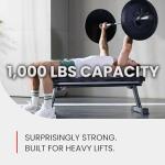 Foldable Flat Bench for Weight Training & Abs