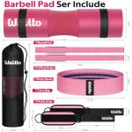 WALITO 7-Piece Barbell Pad and Gym Set