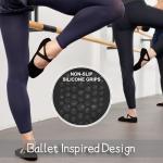 Diu Life Non-Slip Pilates and Yoga Socks, 3-Pack