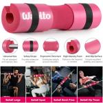 WALITO 7-Piece Barbell Pad and Gym Set