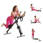 TOUSAINS 3-in-1 Folding Rowing and Ab Machine