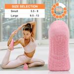 Diu Life Non-Slip Pilates and Yoga Socks, 3-Pack