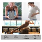 Diu Life Non-Slip Pilates and Yoga Socks, 3-Pack