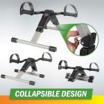 Foldable Under Desk Bike Pedal Exerciser with Tracker