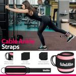 WALITO 7-Piece Barbell Pad and Gym Set