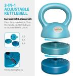 TopMade Adjustable Kettlebell Set for Home Workouts