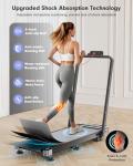 Compact 4-in-1 Foldable Treadmill for Home