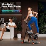 Compact Home Gym Stair Stepper with LCD Display