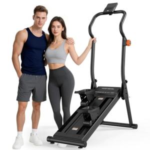 YCCHENG Foldable Magnetic Stair Stepper with LED Screen