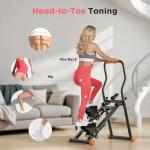 DlandHome Foldable Stair Stepper for Home Gym