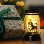 Bernese Mountain Dog Solar Lantern for Dog Lovers