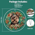 Yorkie Christmas Ornaments for Dog Lovers