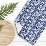 Siberian Husky Floral Kitchen Towels for Dogs