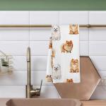 Pomeranian Kitchen Towels for Dog Lovers