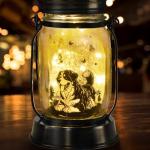 Bernese Mountain Dog Solar Lantern for Dog Lovers