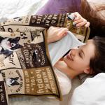 Cozy Fleece Blanket for Border Collie Lovers