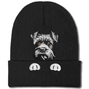 Schnauzer Beanie Hat for Dog Lovers