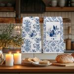 Boston Terrier Kitchen Towels Set - Dog Lover Gift