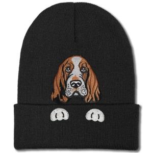 Basset Hound Embroidered Beanie Hat for Dog Lovers