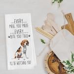 Beagle-Themed Kitchen Towels Set of 2