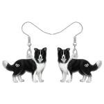Cute Border Collie Earrings for Dog Lovers