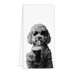 Funny Goldendoodle Beer Lover Kitchen Towels