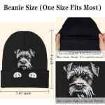 Schnauzer Beanie Hat for Dog Lovers