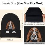 Basset Hound Embroidered Beanie Hat for Dog Lovers