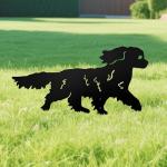 Cavalier King Charles Spaniel Garden Statue Decor