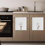 Beagle-Themed Kitchen Towels Set of 2