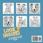 Pitbull Adult Coloring Book: 50 Fun Images
