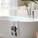 Funny Border Collie Kitchen Towels for Dog Lovers