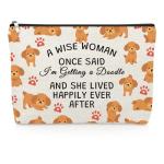 Doodle Dog Lover Makeup Bag for Pet Moms