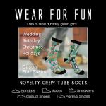 Funny Pitbull Crew Socks for Dog Lovers