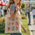 Golden Retriever Tote Bag for Dog Lovers