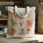 Golden Retriever Tote Bag for Dog Lovers