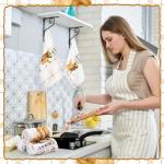 Funny Golden Retriever Kitchen Towels - 6 Pcs Set