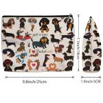 Dachshund Makeup Bag - Funny Gift for Dog Lovers