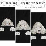 Poodle Beanie Hat for Dog Lovers